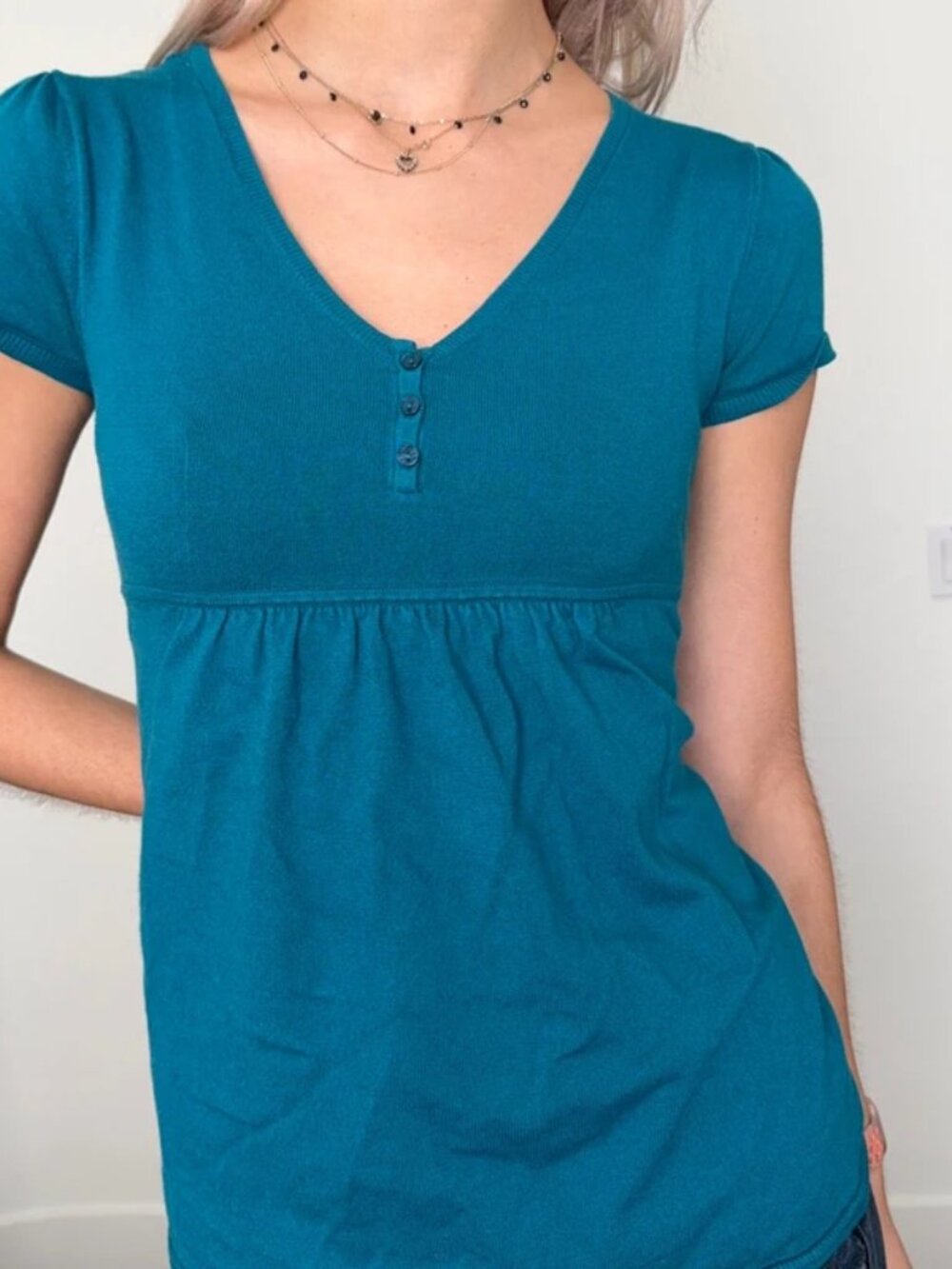 Vintage Y2k Babydoll sweater top